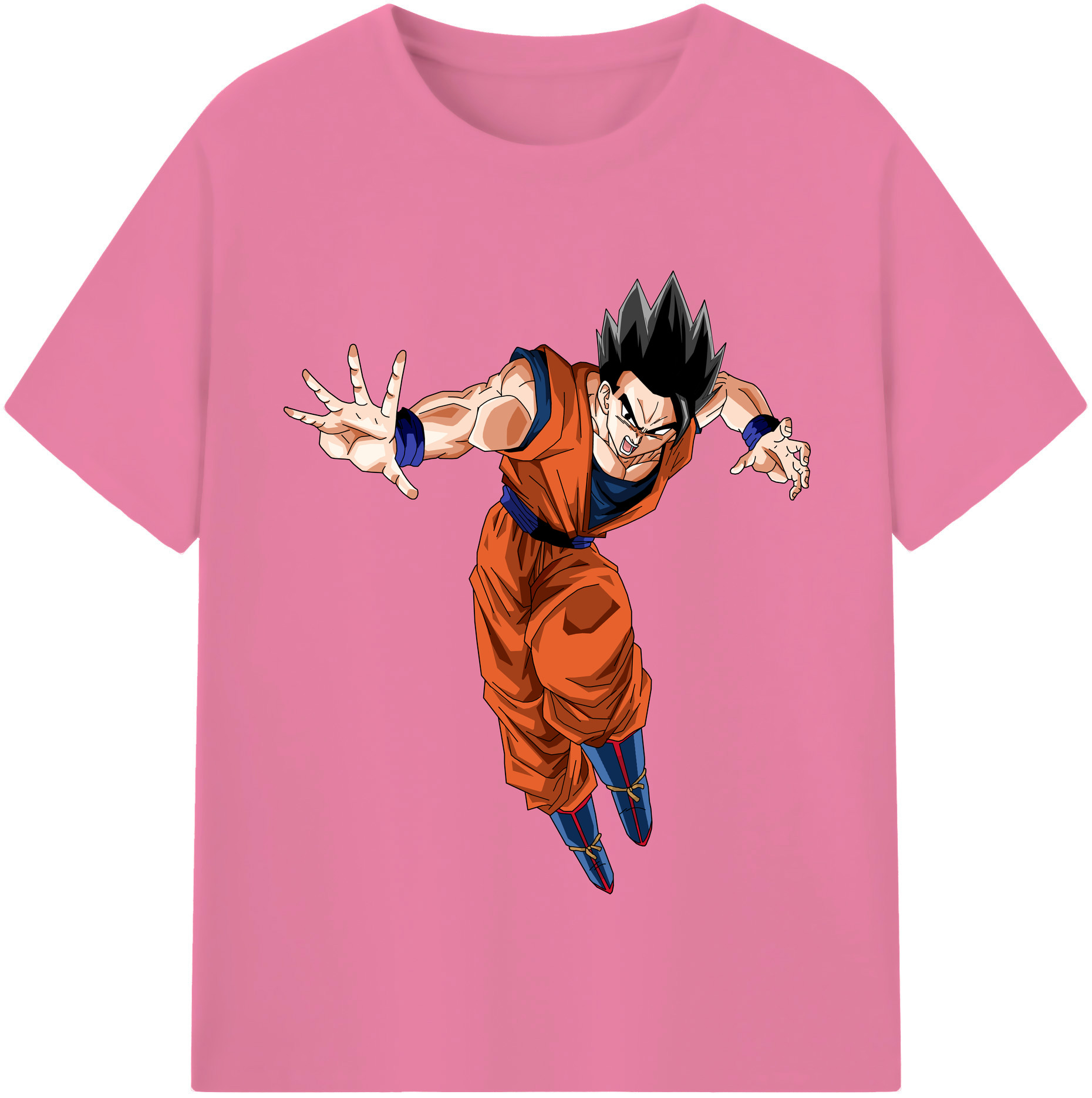 （画像用） ドラゴンボール 孫 悟飯（そんごはん）DRAGON BALL Son Gohan 綿100％半袖Tシャツ（フロントプリント）